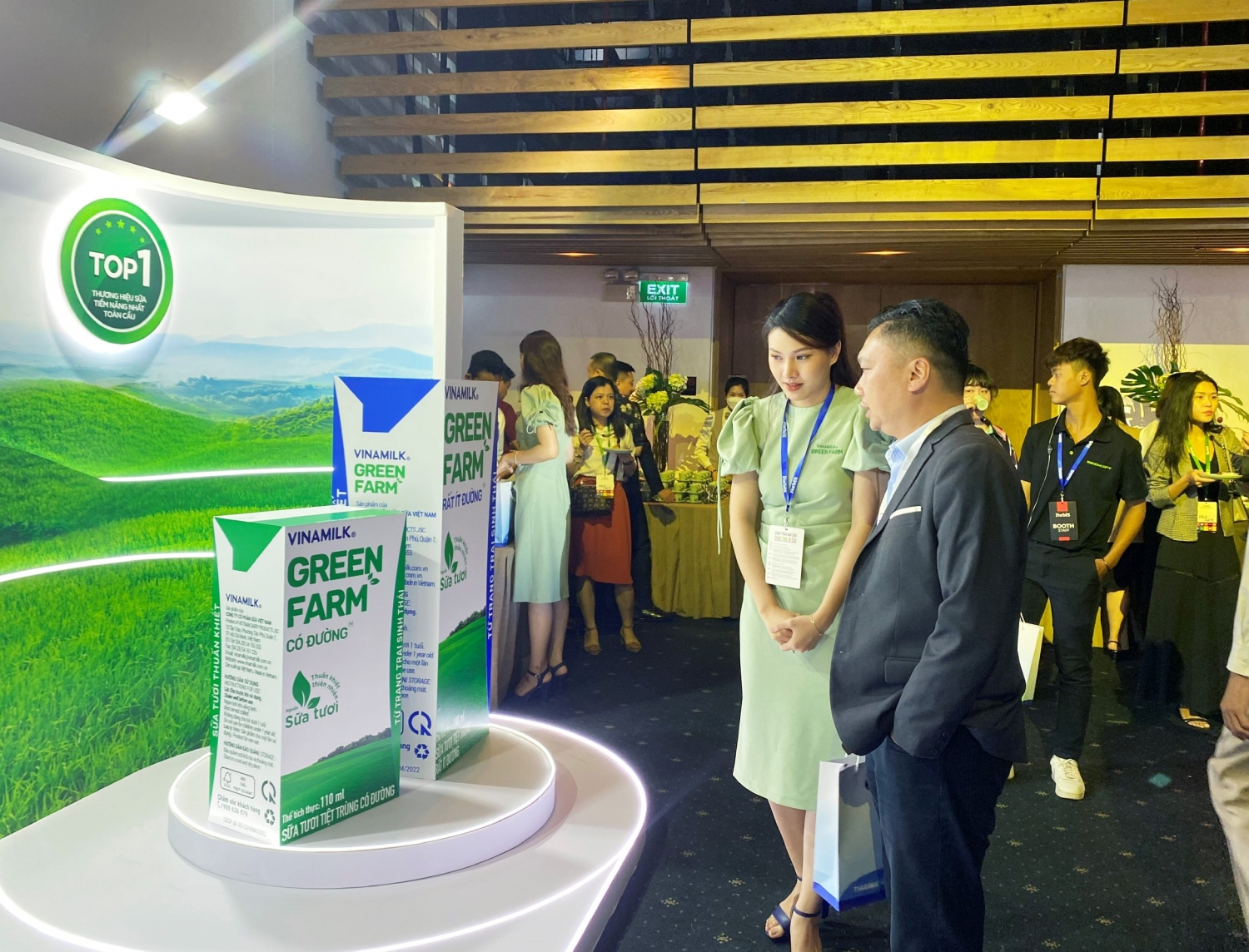 Mô hình trang trại sinh thái Vinamilk Green Farm được giới thiệu tại sự kiện 