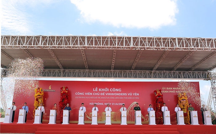 vingroup khoi cong du an cong vien chu de lon nhat viet nam