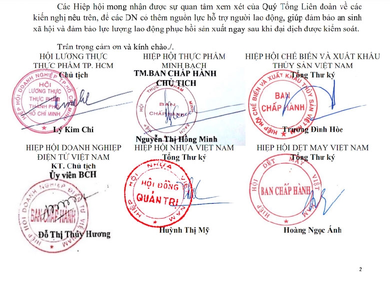 NÓNG: 14 Hiệp hội doanh nghiệp đồng loạt đề xuất miễn phí Công đoàn