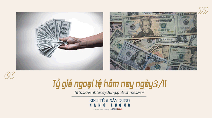 Tỷ giá ngoại tệ hôm nay 3/11