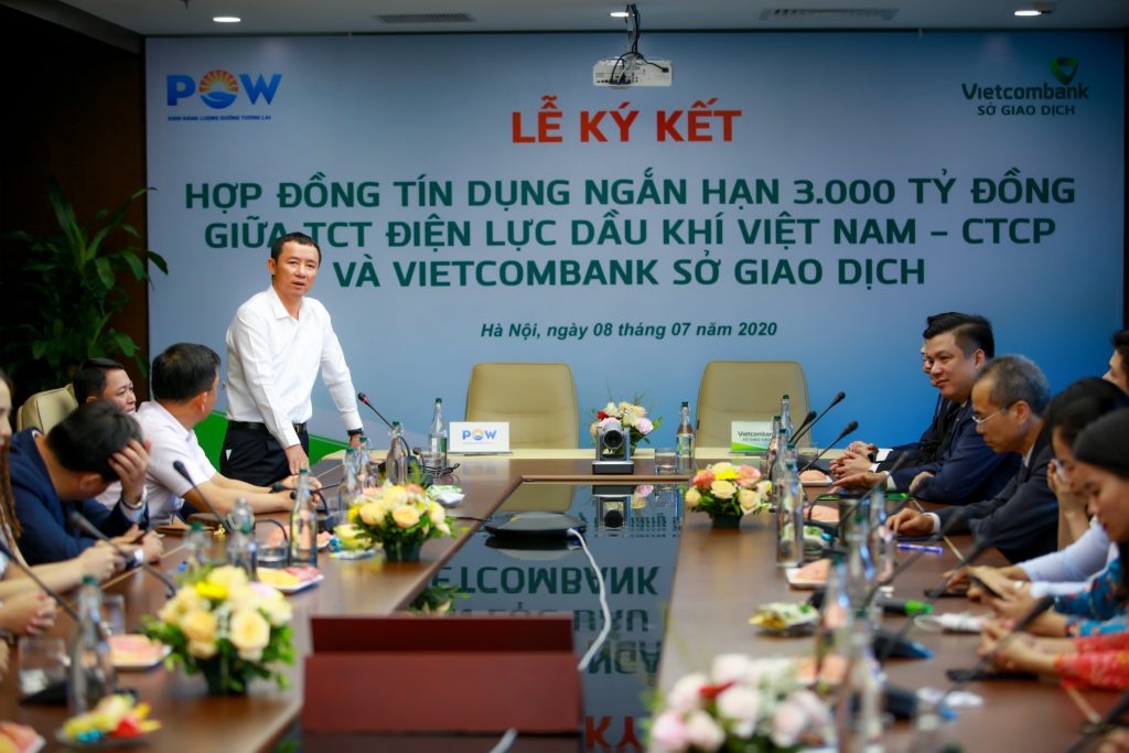 pv power va vietcombank ky ket hop dong tin dung ngan han 3000 ty dong