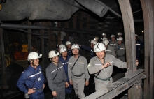 Lãnh đạo TKV làm việc, động viên CBCNV Công ty CP Than Dương Huy