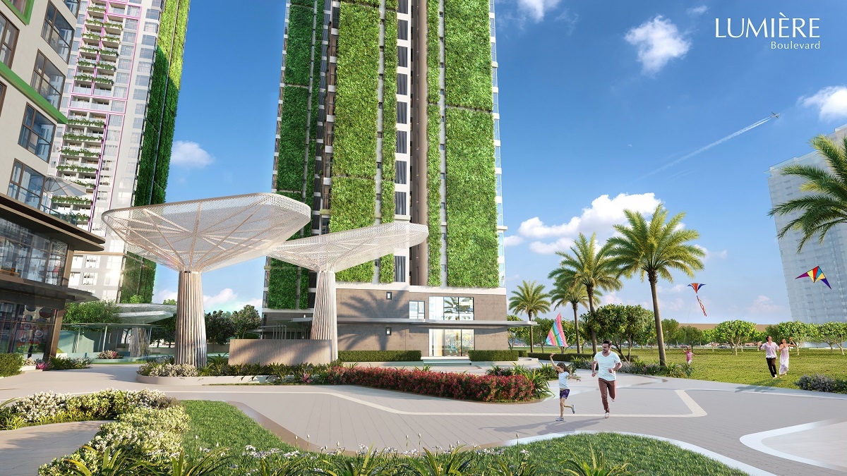 Thu trọn “kỳ quan xanh” nội khu từ căn hộ LUMIÈRE Boulevard