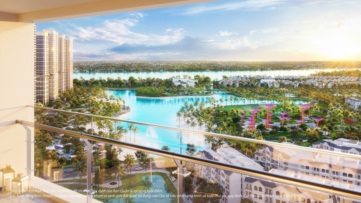 Thu trọn “kỳ quan xanh” nội khu từ căn hộ LUMIÈRE Boulevard