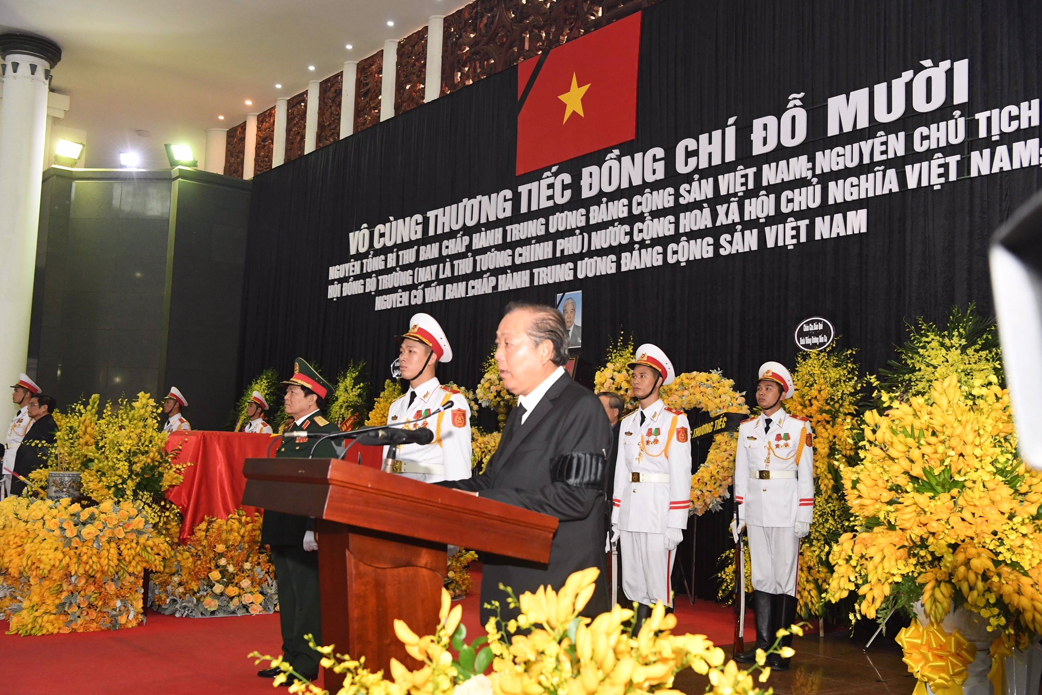 Trực tiếp: Lễ truy điệu nguyên Tổng Bí thư Đỗ Mười truc tiep le truy dieu nguyen tong bi thu do muoi