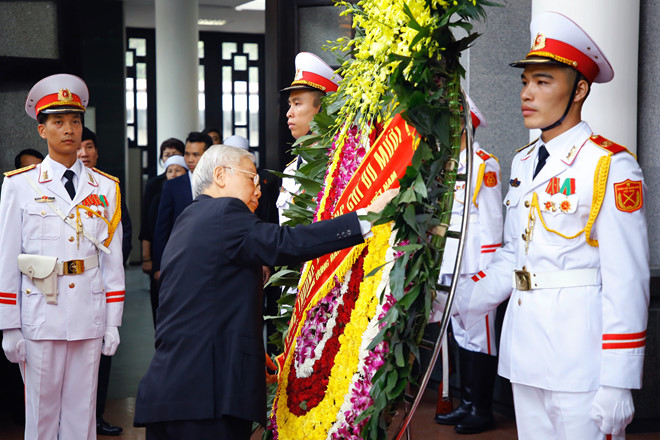 Trực tiếp: Lễ truy điệu nguyên Tổng Bí thư Đỗ Mười truc tiep le truy dieu nguyen tong bi thu do muoi