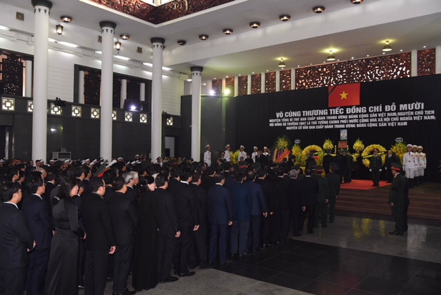 Trực tiếp: Lễ truy điệu nguyên Tổng Bí thư Đỗ Mười truc tiep le truy dieu nguyen tong bi thu do muoi