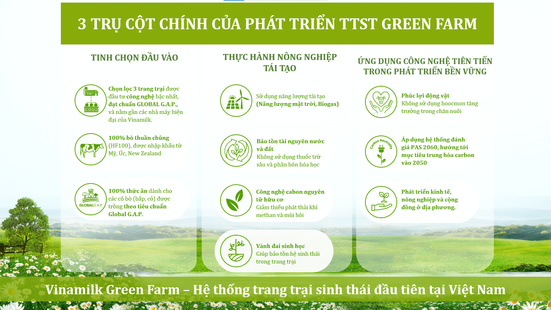 Vinamilk chia sẻ mô hình “Green Farm” - Bước tiến về phát triển bền vững của ngành sữa tại Hội nghị Toàn cầu