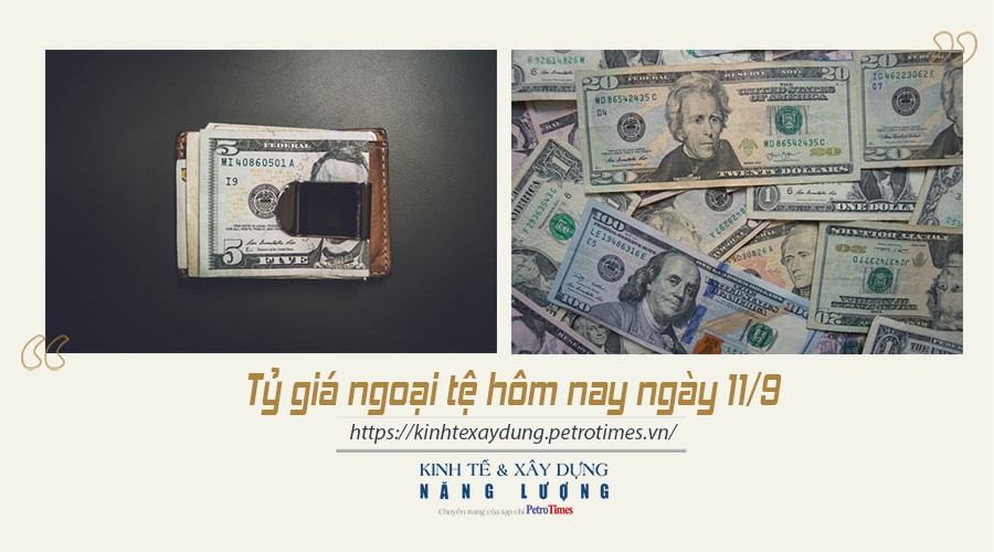 Tỷ giá ngoại tệ hôm nay ngày 11/9: Đồng USD giảm nhẹ
