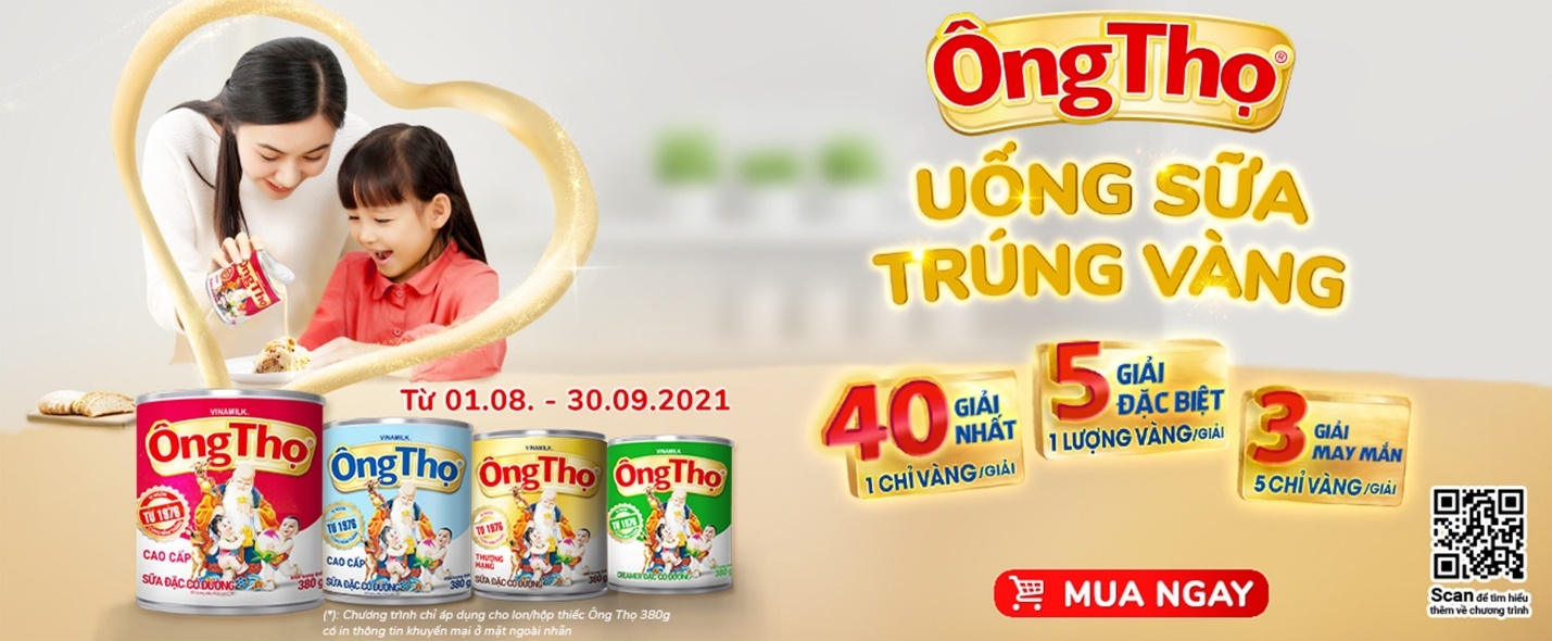 Người tiêu dùng bất ngờ khi “rinh” vàng từ chương trình “Uống sữa Ông Thọ, trúng vàng”