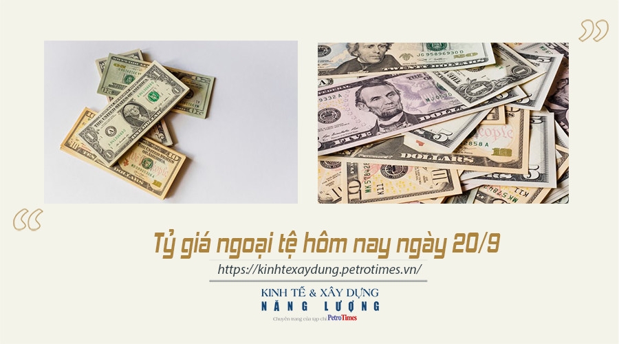 Tỷ giá ngoại tệ hôm nay ngày 20/9: Đồng USD neo mức cao nhất 3 tuần