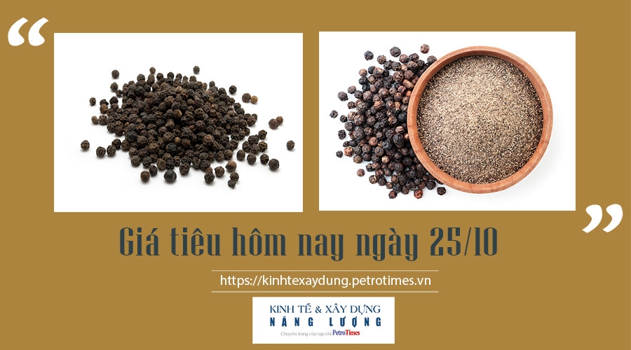 Giá tiêu hôm nay ngày 25/10: Tăng nhẹ Giá tiêu hôm nay ngày 25/10: Tăng nhẹ