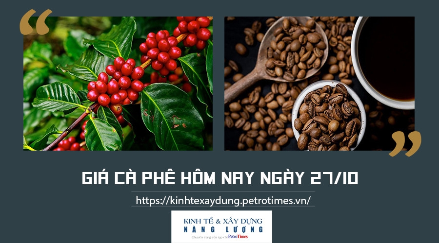 Giá cà phê hôm nay ngày 27/10: Tăng mạnh tại các địa phương thu mua trọng điểm Giá cà phê hôm nay ngày 27/10: Tăng mạnh tại các địa phương thu mua trọng điểm
