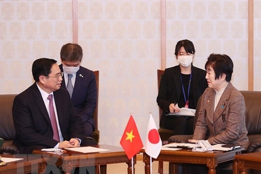 Thủ tướng Phạm Minh Chính hội kiến Chủ tịch Thượng viện Nhật Bản Thủ tướng Phạm Minh Chính hội kiến Chủ tịch Thượng viện Nhật Bản