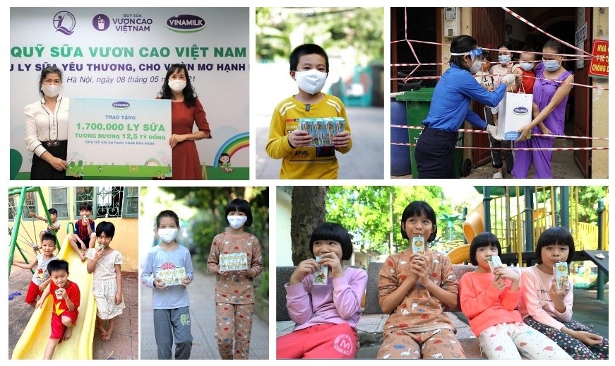 Vinamilk được vinh danh tại nhiều giải thưởng quốc tế cho các Chương trình vì cộng đồng năm 2021