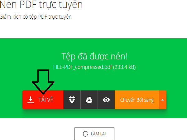 Hướng dẫn giảm dung lượng PDF trực tuyến nhanh nhất