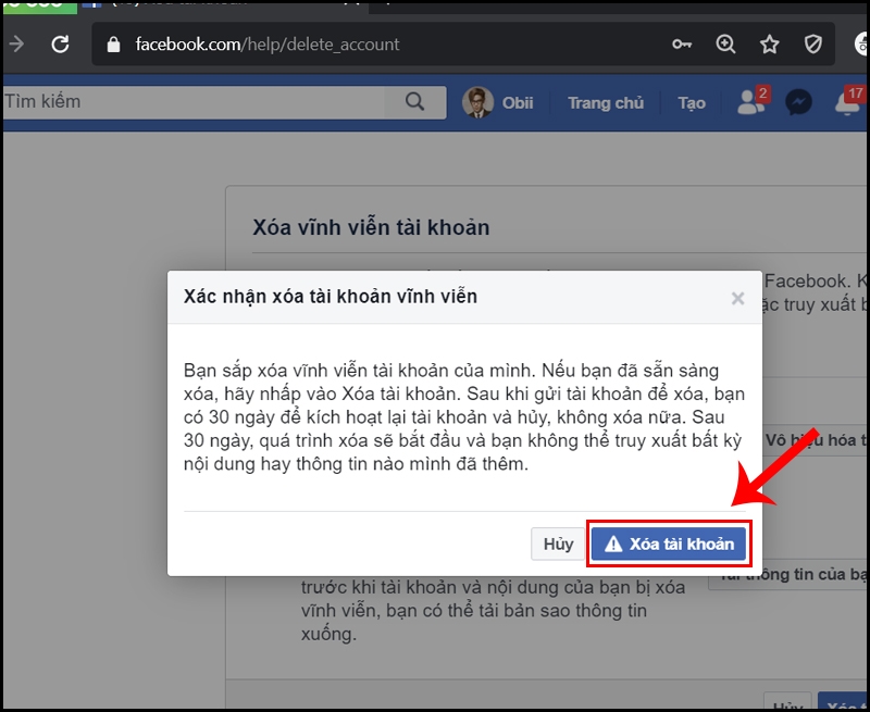 Cách xoá tài khoản Facebook vĩnh viễn vô cùng đơn giản, nhanh chóng.