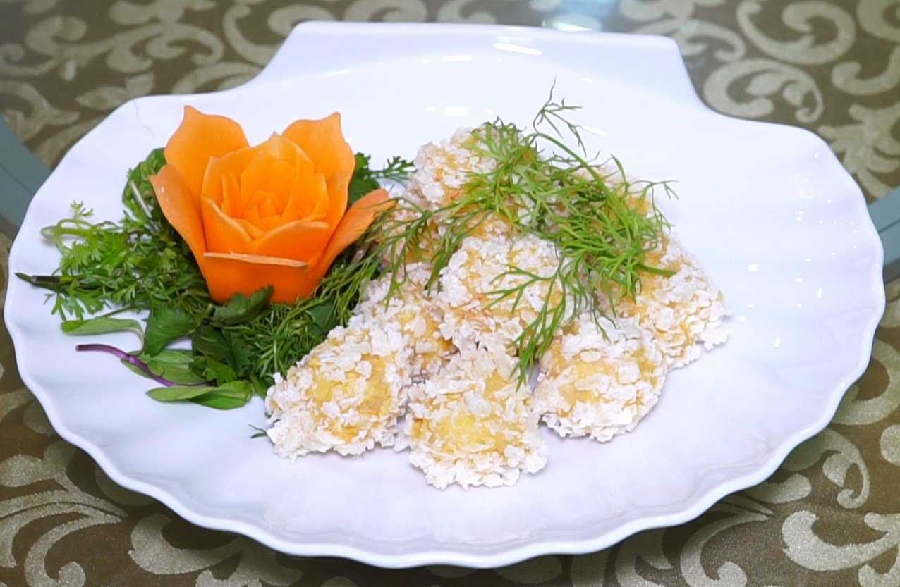 Tôm viên tuyết hoa: Món ăn chiều lòng mọi thực khách