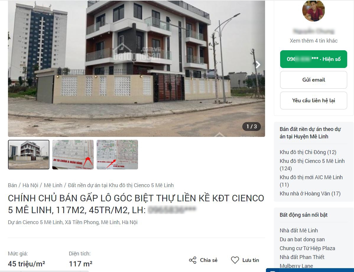 Mê Linh - Hà Nội: Ai đang thổi giá đất lên cao?