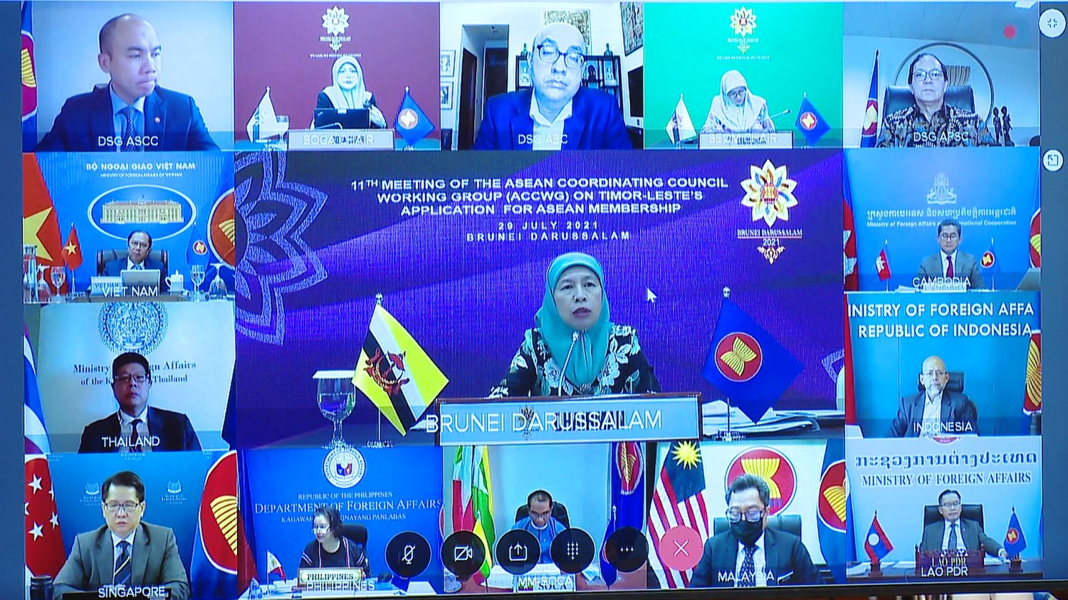 Cuộc họp lần thứ 11 Nhóm công tác Hội đồng điều phối ASEAN về việc Timor Leste xin gia nhập ASEAN