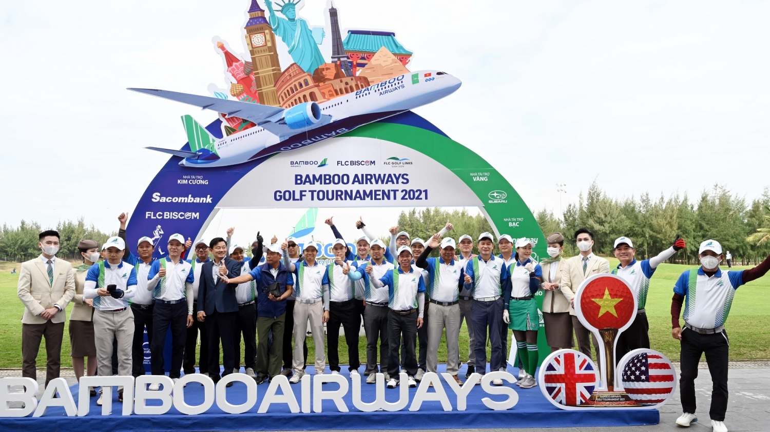 1.000 golfers tranh tài ở Bamboo Airways Golf Tournament 2021