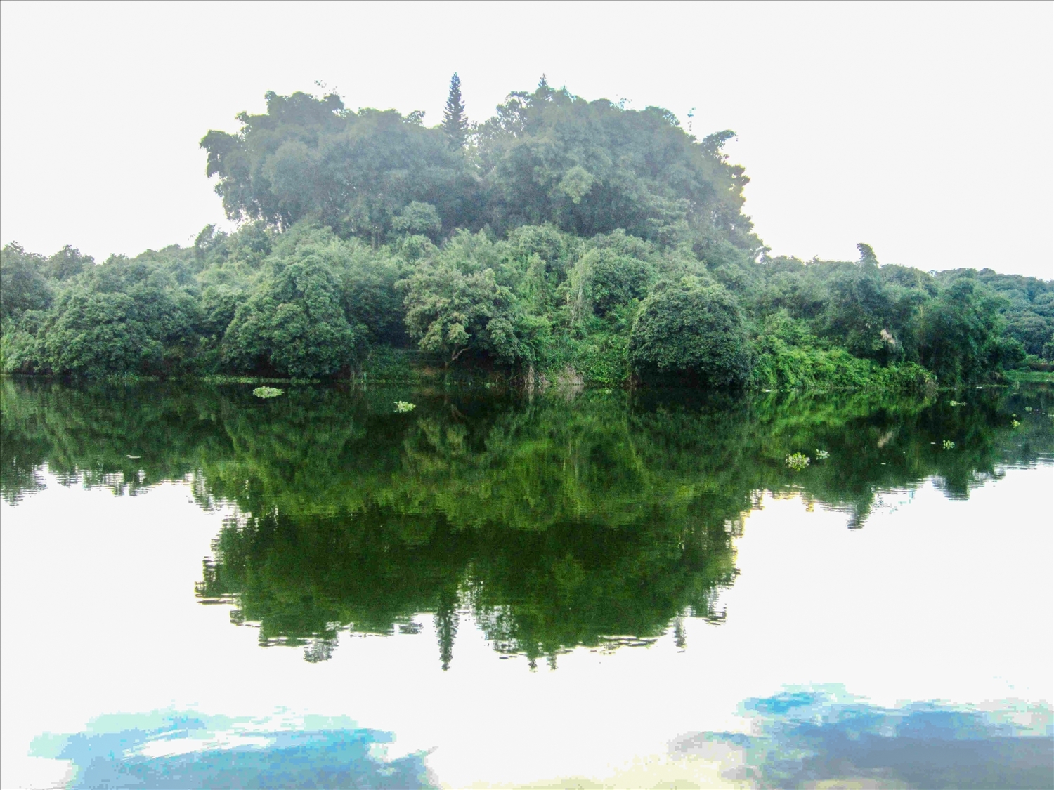 Chiêm ngưỡng đầm Ao Châu in bóng mây trời