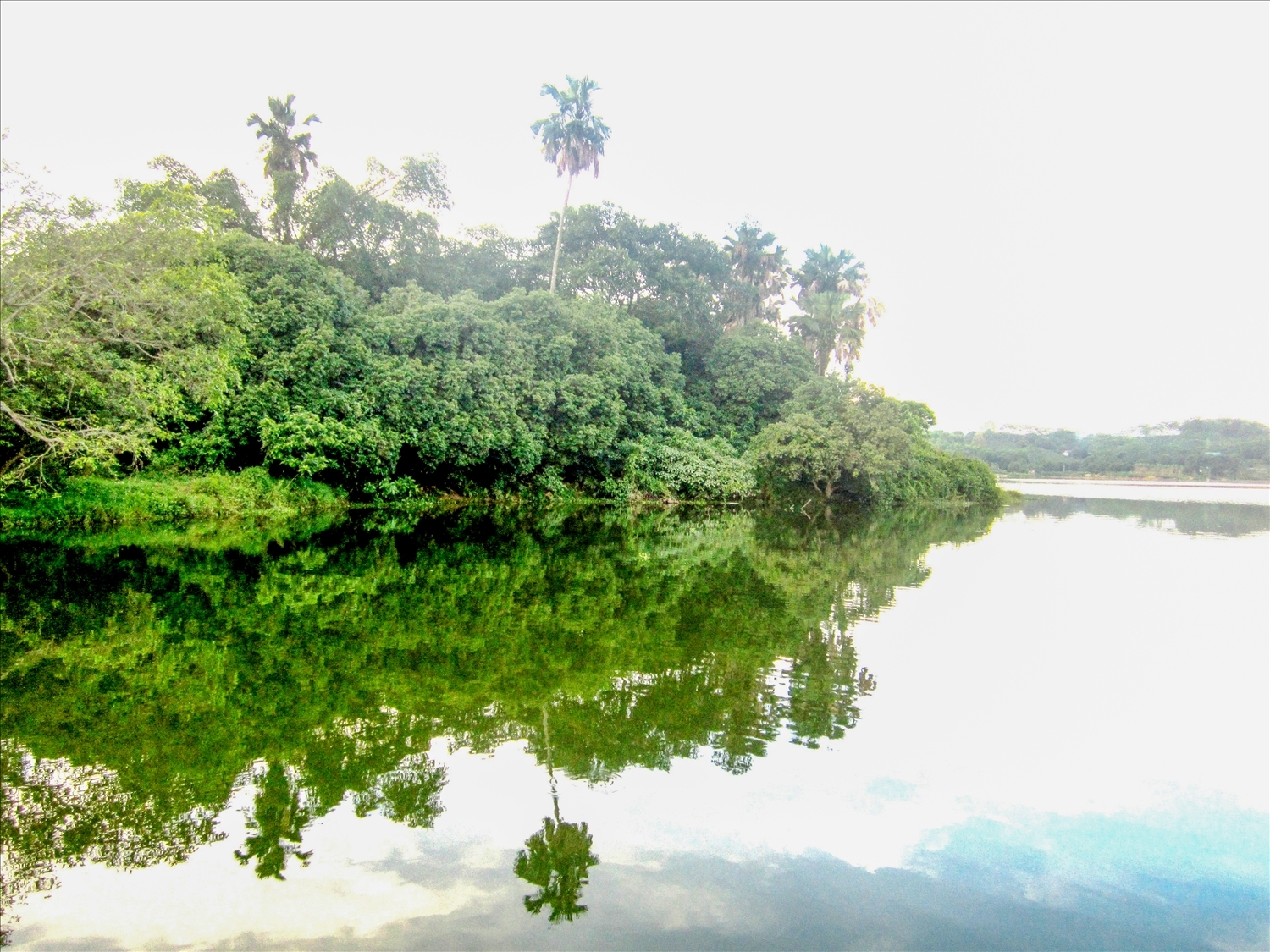 Chiêm ngưỡng đầm Ao Châu in bóng mây trời