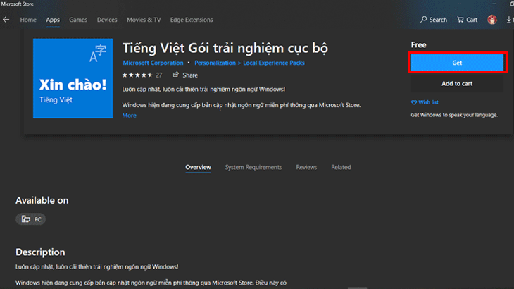 Cách cài tiếng việt cho Win 10 đơn giản nhất