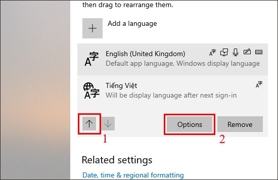 Cách cài tiếng việt cho Win 10 đơn giản nhất