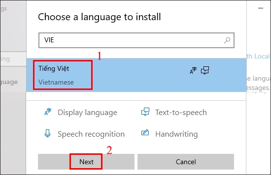Cách cài tiếng việt cho Win 10 đơn giản nhất