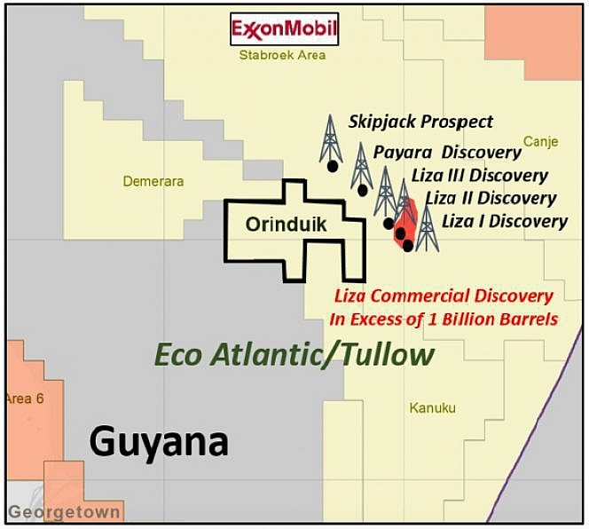 tullow oil phat hien mo dau quan trong ngoai khoi guyana