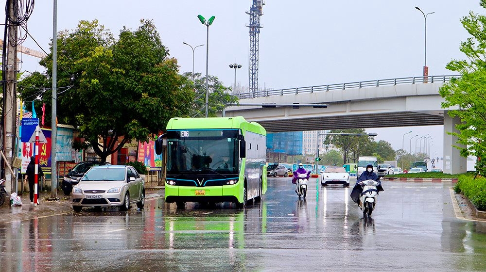 Hà Nội: Lộ trình tuyến buýt điện thứ 5