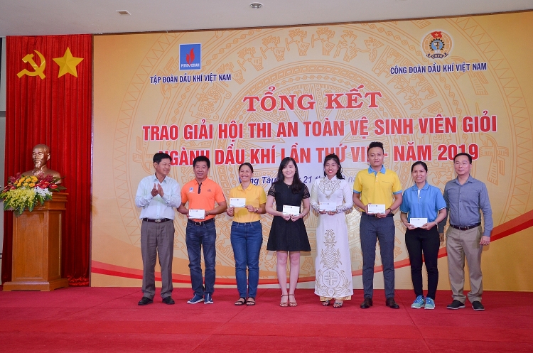 tong ket va trao giai hoi thi an toan ve sinh vien gioi nganh dau khi lan thu viii nam 2019