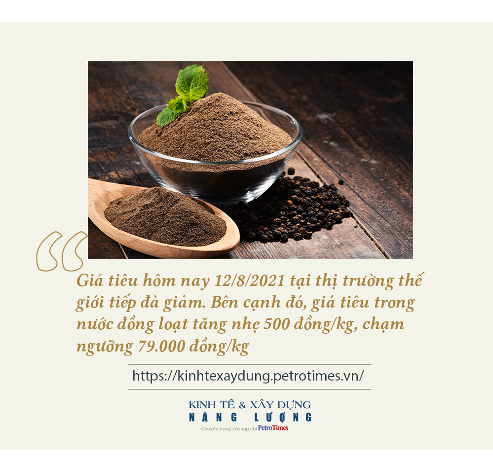 Giá tiêu hôm nay ngày 12/8: Trong nước chạm ngưỡng 79.000 đồng/kg