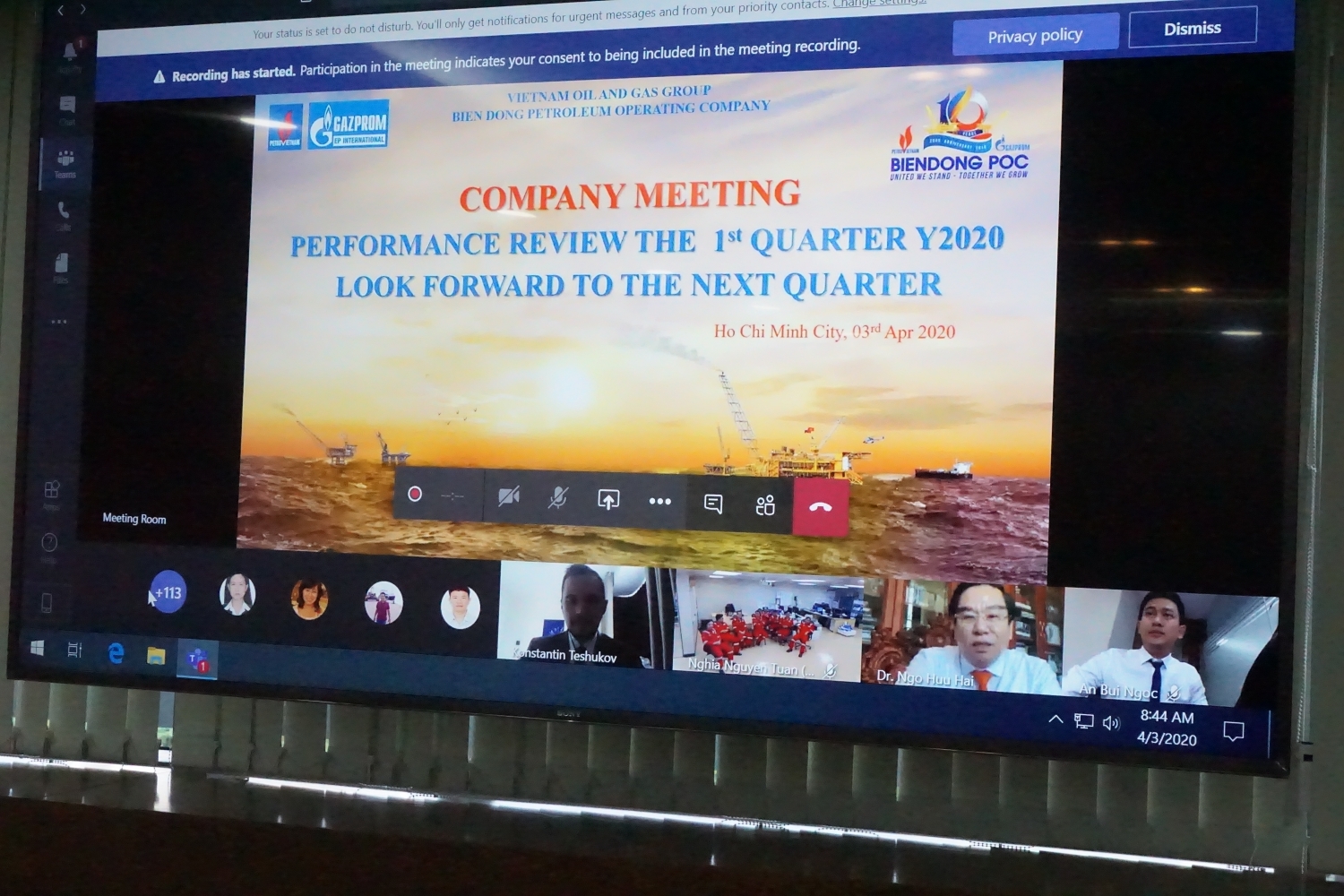 BIENDONG POC tổ chức thành công Hội nghị trực tuyến tổng kết công tác quý I/2020 qua Hệ thống Office 365 biendong poc to chuc thanh cong hoi nghi truc tuyen tong ket cong tac quy 12020 qua he thong office 365