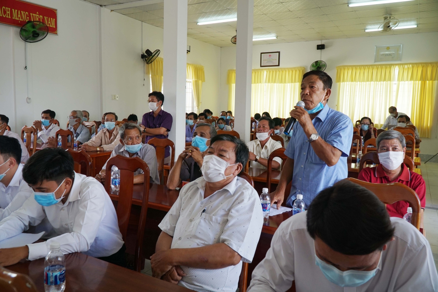 ông Trần Hòa Xuân, cử tri ấp Xóm Chùa, xã Hòa Thành, TP Cà Mau 