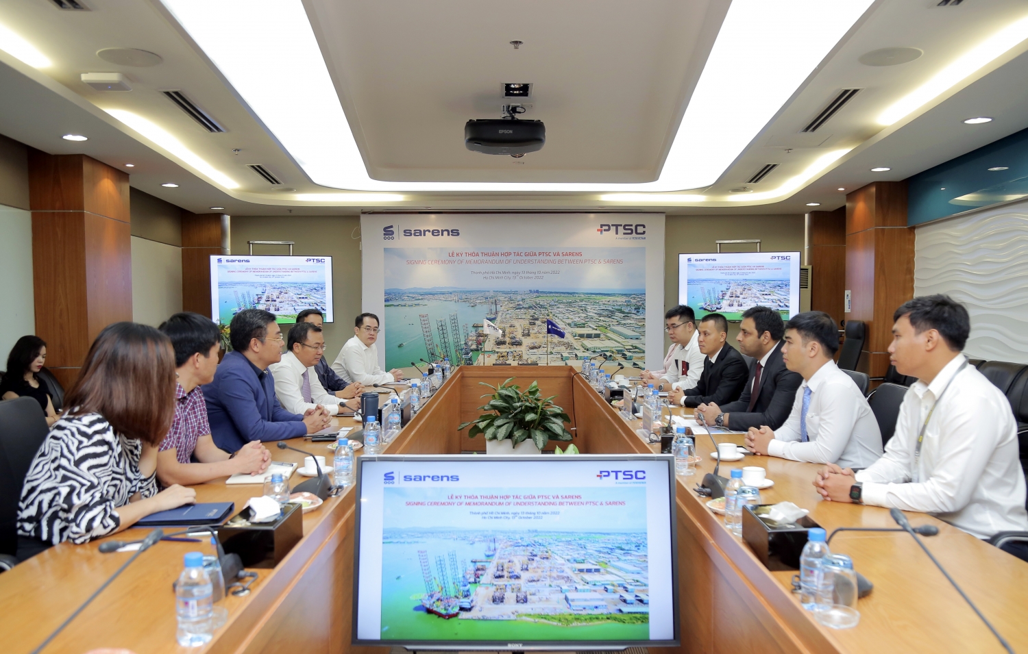 PTSC và SARENS trao đổi nội dung hợp tác