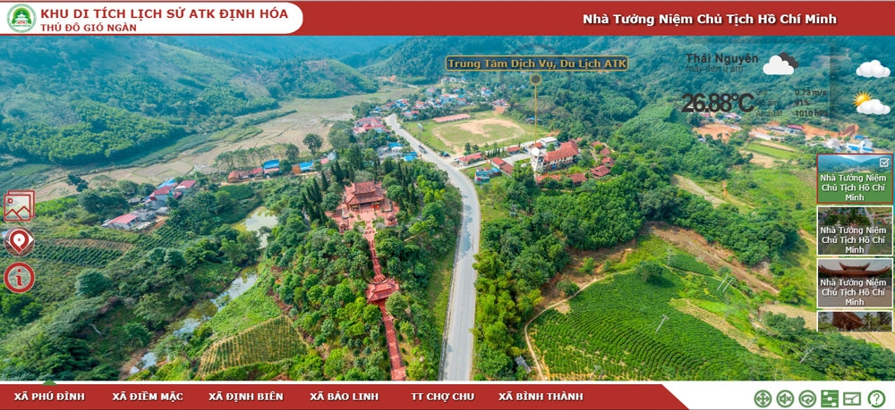 Thái Nguyên: Trải nghiệm du lịch bằng hình ảnh 3D