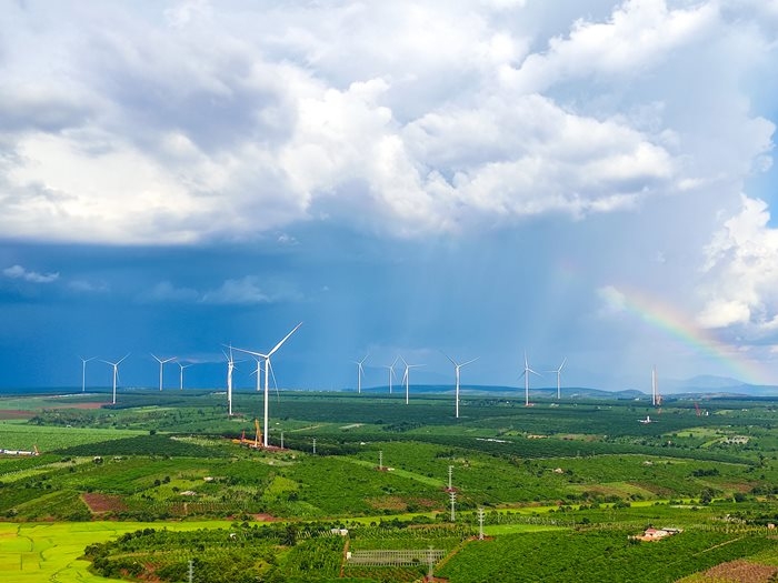 Cánh đồng quạt gió ở Đắk Đoa, Gia Lai đẹp như ngoại ô châu Âu