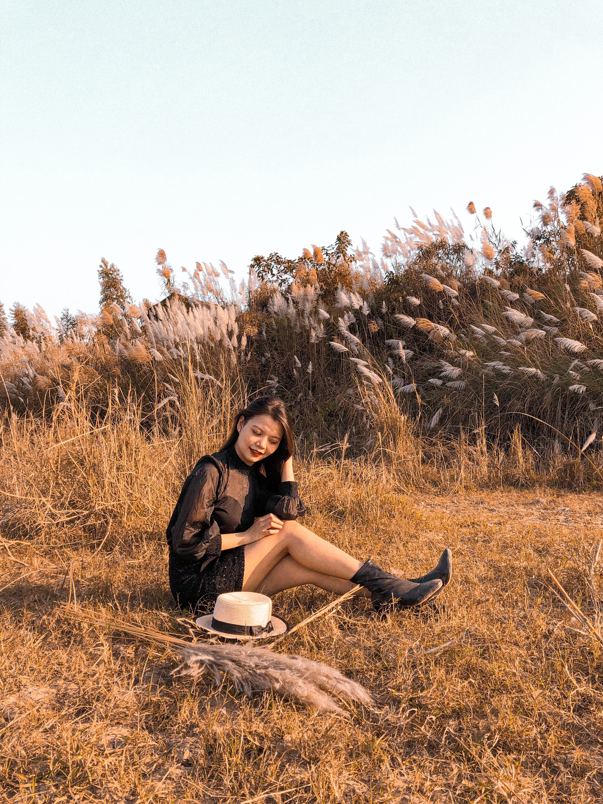 Check in bãi lau trắng tuyệt đẹp tại Minh Nông, thành phố Việt Trì