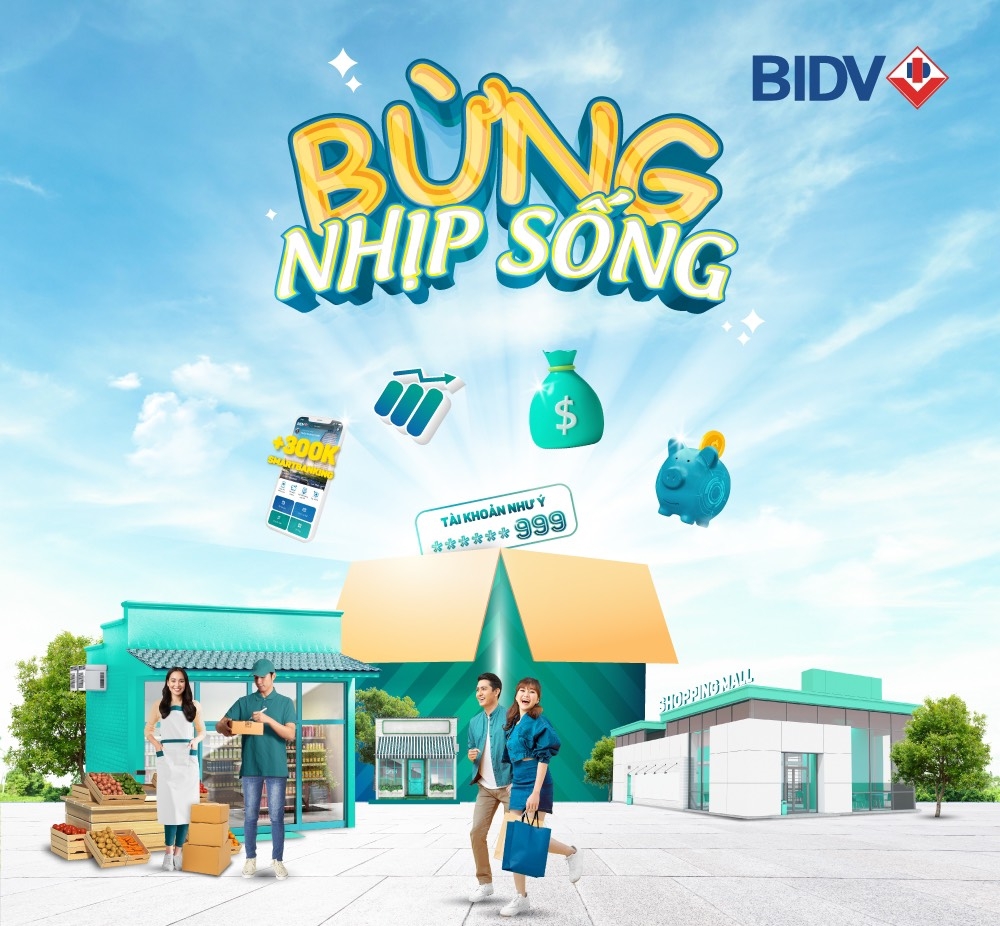 “Bừng nhịp sống” với chương trình khuyến mãi lớn từ BIDV