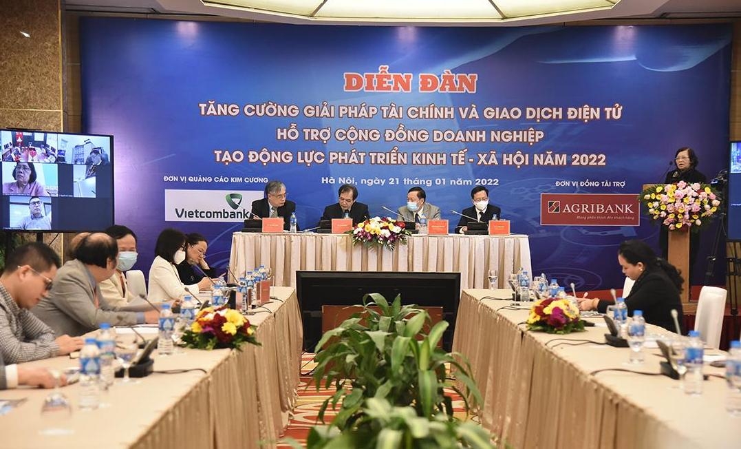 Tăng cường giải pháp tài chính, giao dịch điện tử hỗ trợ cộng đồng doanh nghiệp