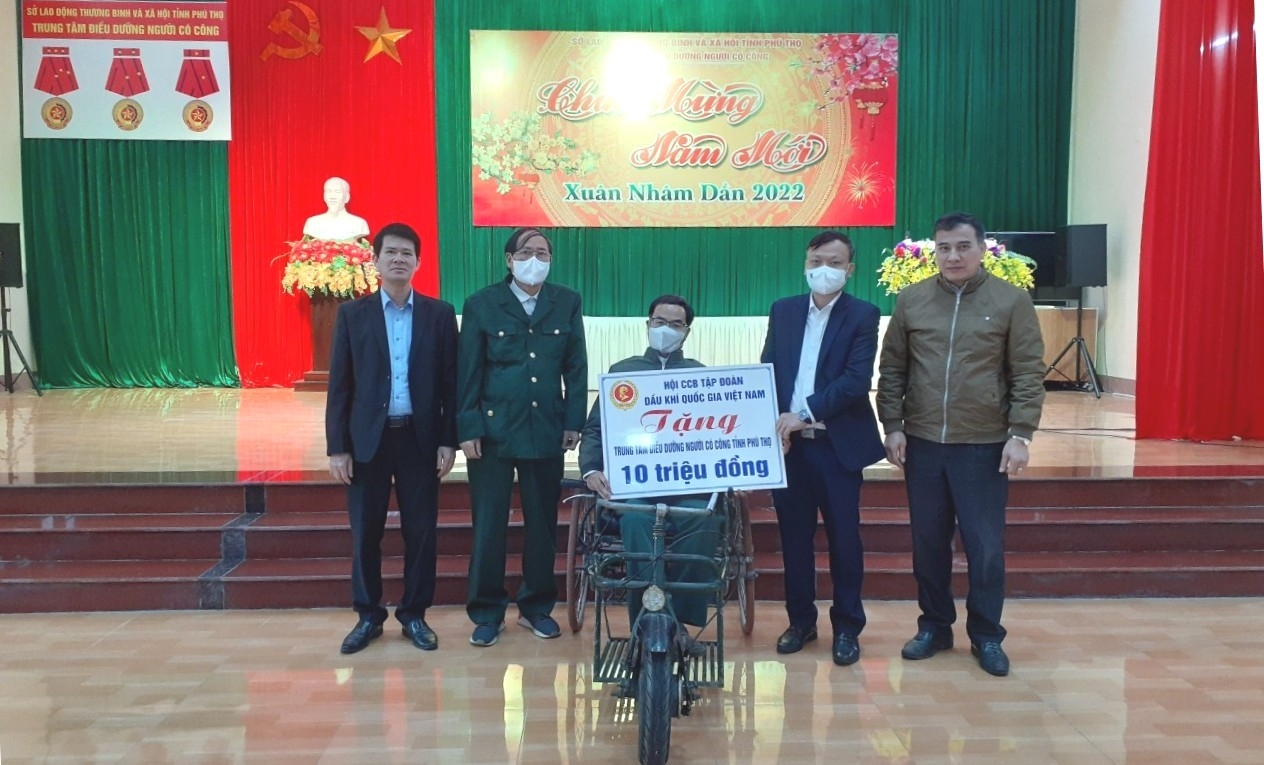 Xuân ấm nghĩa tình của Cựu chiến binh Dầu khí
