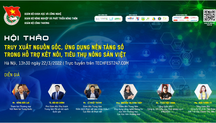 Truy xuất nguồn gốc - Ứng dụng nền tảng số trong hỗ trợ kết nối, tiêu thụ nông sản Việt