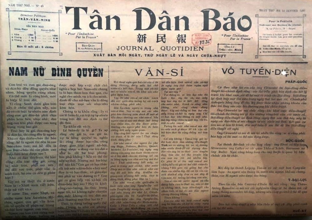 kham pha ban goc nhung to bao dau tien cua bao chi viet nam