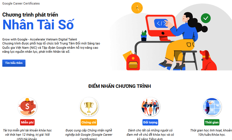 Google hỗ trợ Việt Nam phát triển nhân tài số