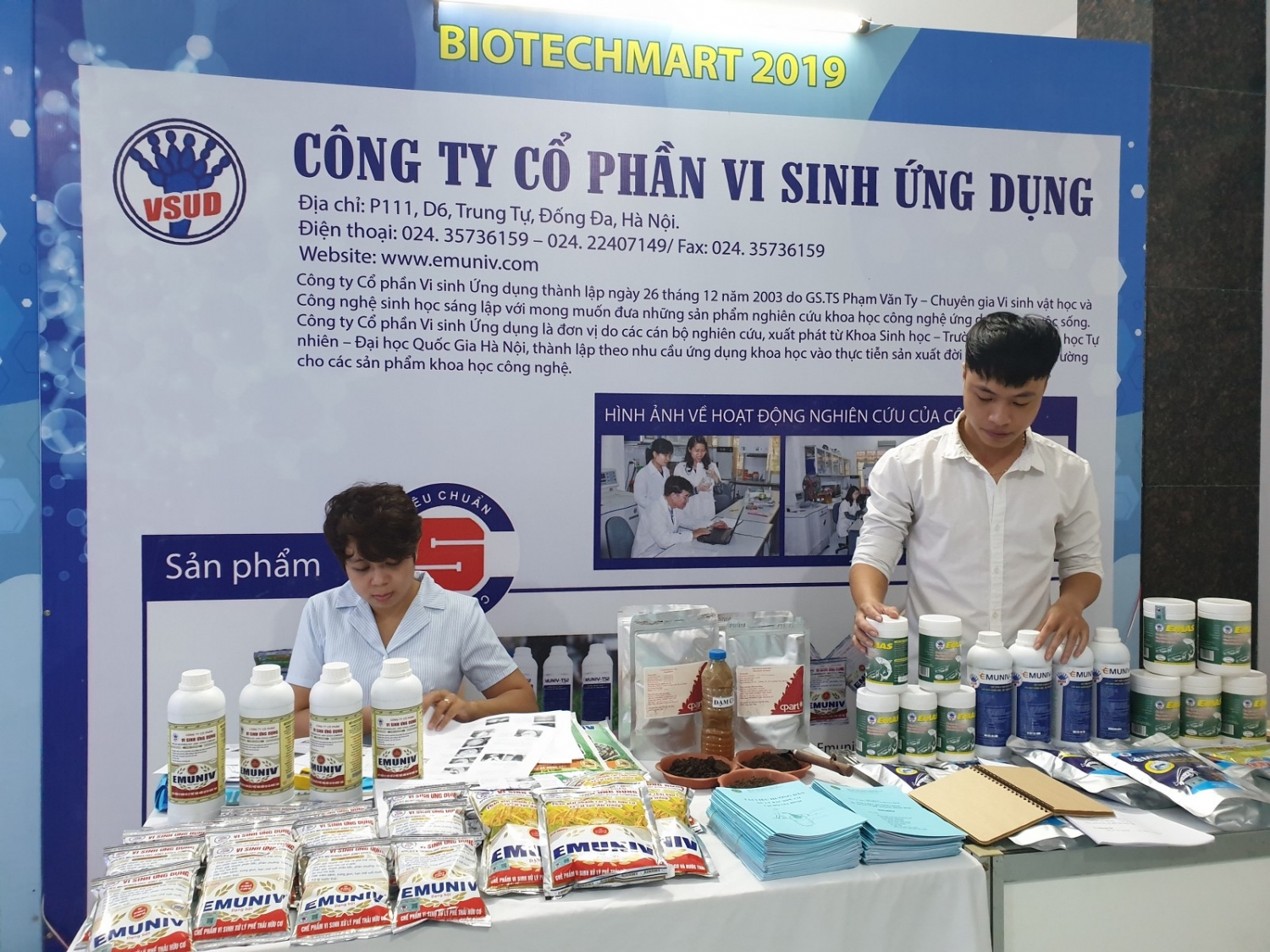 gioi thieu cac san pham cong nghe sinh hoc moi nhat tai biotechmart 2019