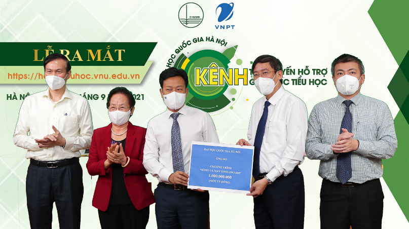 Đại học Quốc gia Hà Nội ra mắt kênh trực tuyến hỗ trợ giáo dục tiểu học