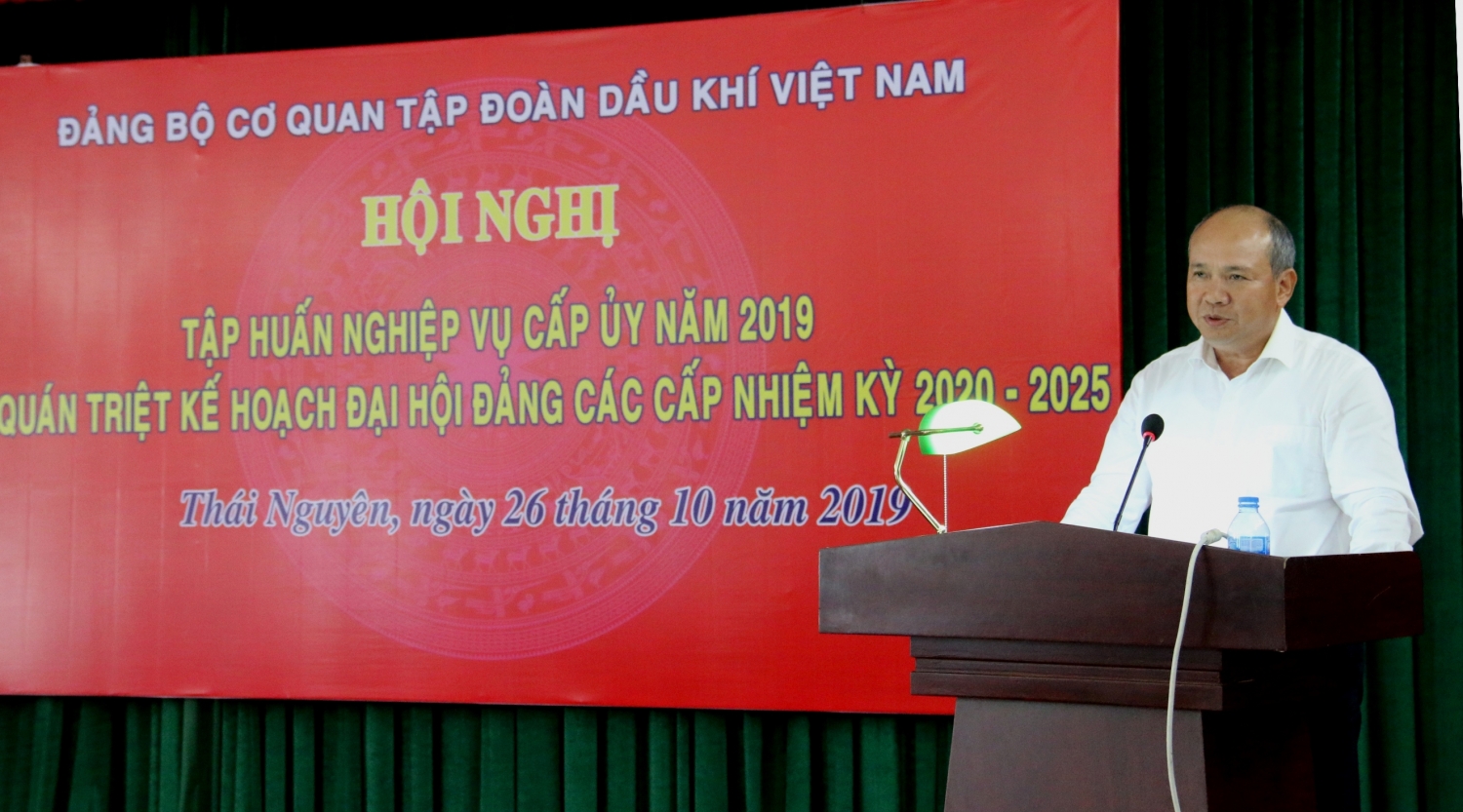 dang uy co quan tap doan to chuc hoi nghi boi duong nghiep vu cap uy nam 2019