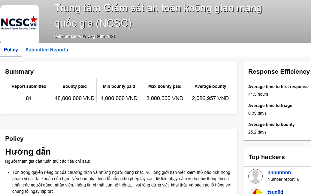 Phát động chiến dịch tìm kiếm lỗ hổng bảo mật cho các nền tảng chống dịch Covid-19